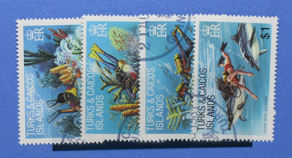 Turks and Caicos Islands Stamps, 1981, SG660-663, Used