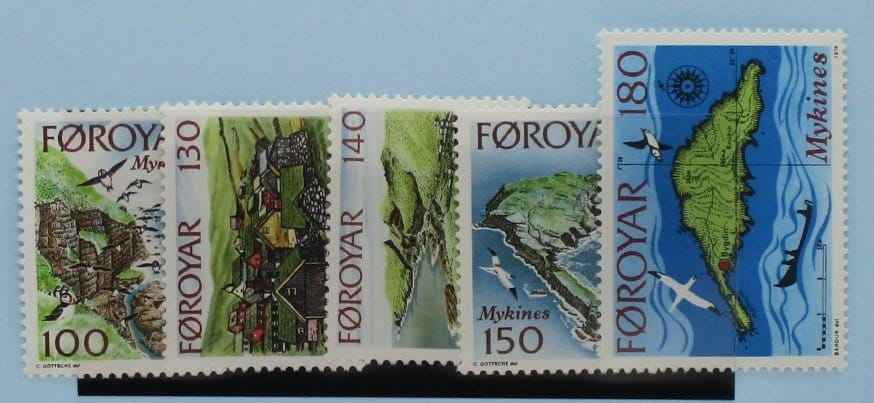 Faroe Islands Stamps, 1978, SG30-34, Mint image 0