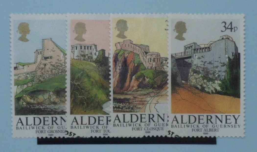Alderney Stamps, 1986, SGA28-A31, Used image 0