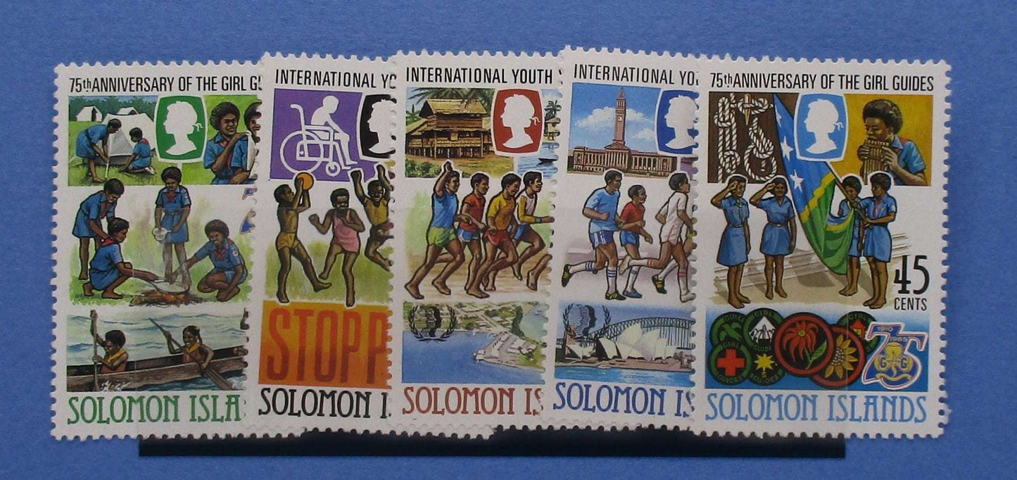 Solomon Islands Stamps, 1985, SG550-554, Mint image 0