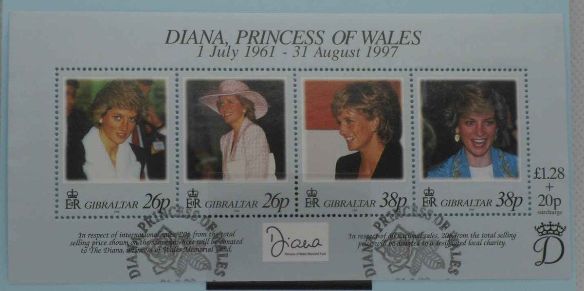 Gibraltar Stamps, 1998, MS828, Used image 0