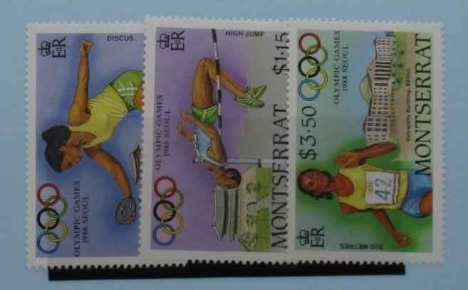 Montserrat Stamps, 1988, SG753-755, Mint image 0