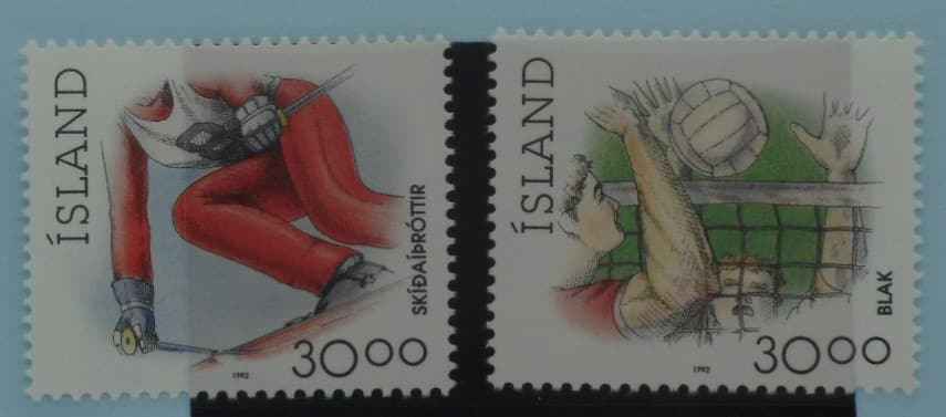 Iceland Stamps, 1992, SG783-784, Mint image 0