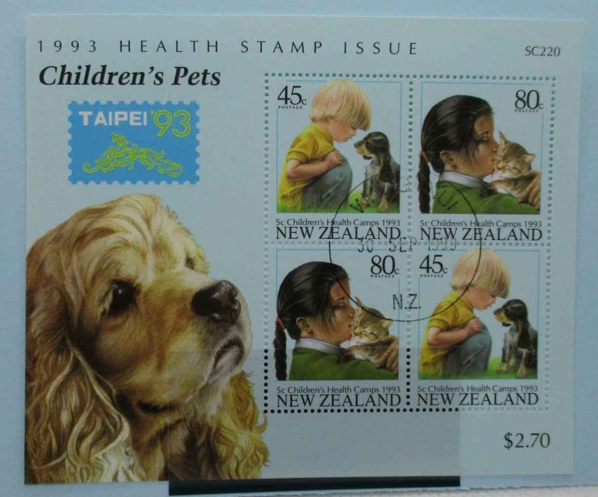 New Zealand Stamps, 1993, MS1744, Used image 0