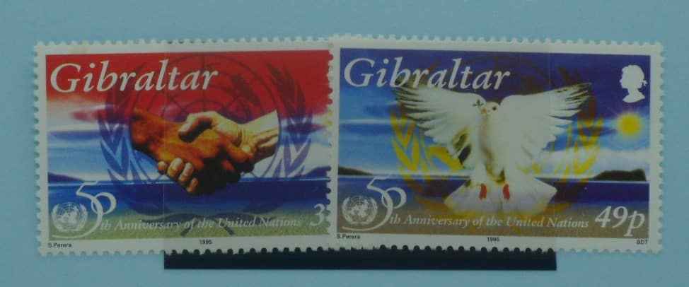 Gibraltar Stamps, 1995, SG754-755, Mint image 0