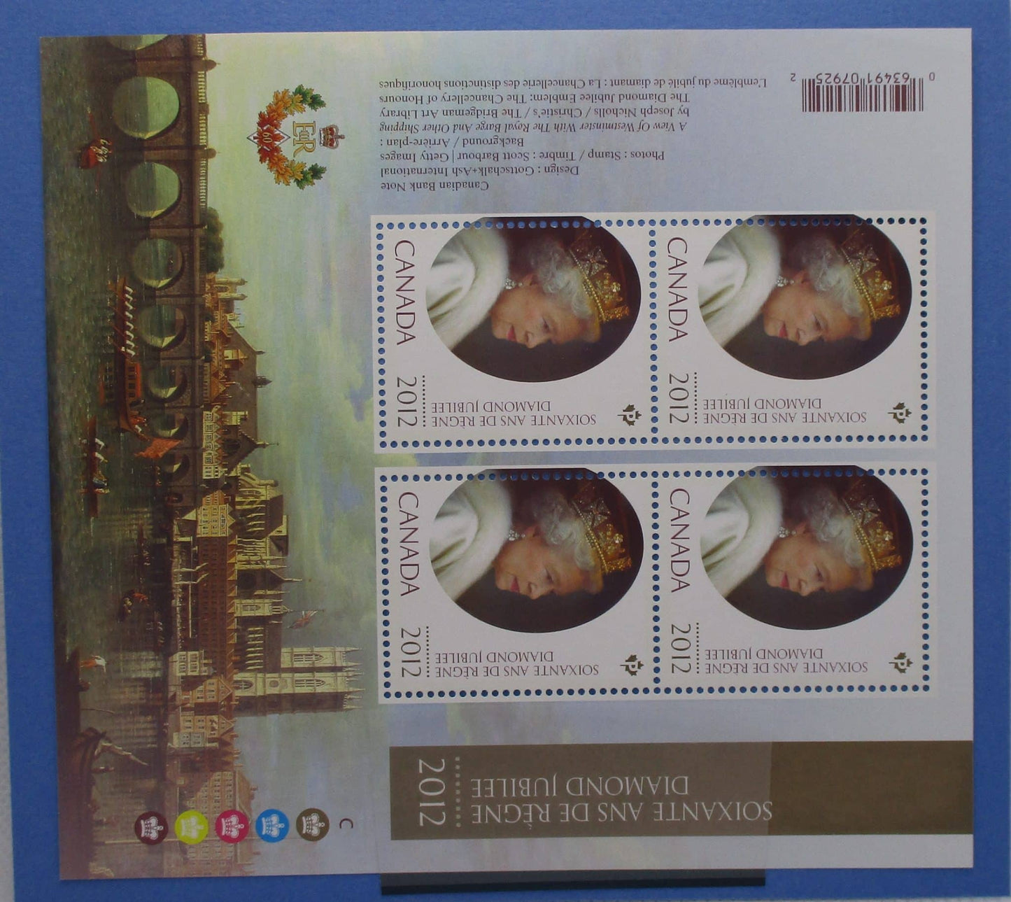 Canada Stamps, 2012, MS2836, Mint image 0