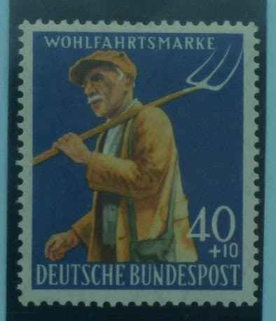 West Germany Stamps, 1958, SG1217, Mint image 0