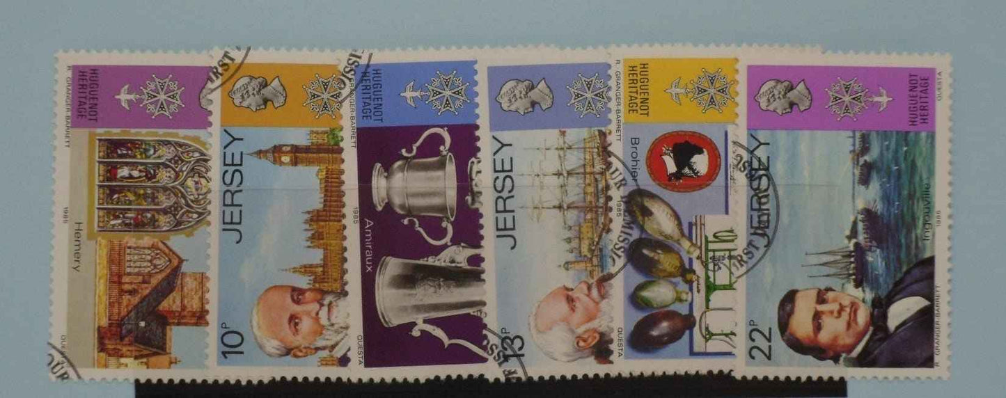 Jersey Stamps, 1985, SG370-375, Used image 0