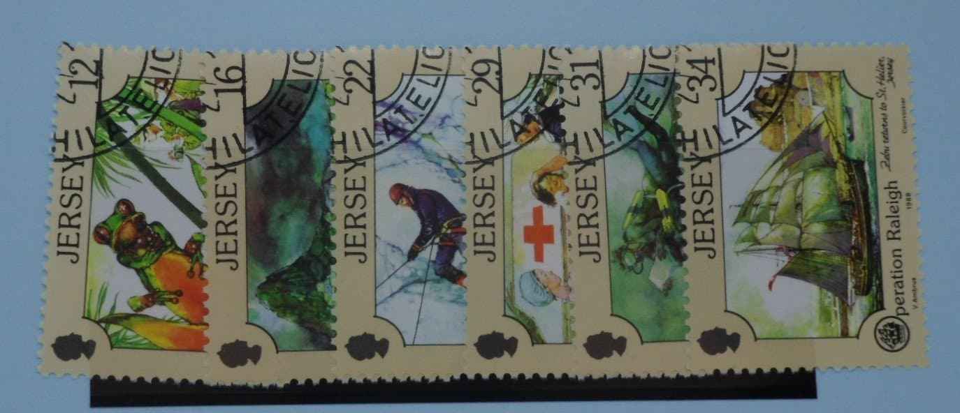 Jersey Stamps, 1988, SG452-457, Used image 0