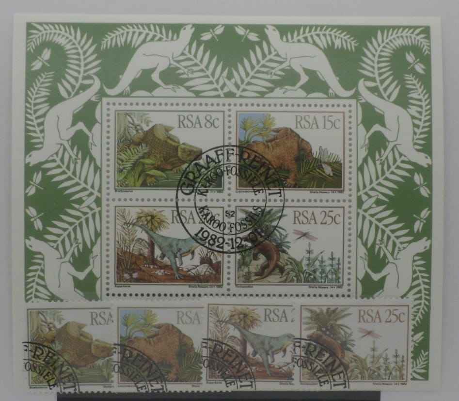South Africa Stamps, 1982, SG532-535, MS536, Used image 0