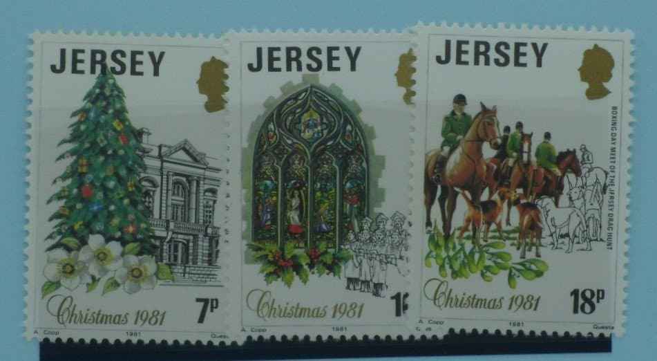 Jersey Stamps, 1981, SG286-288, Mint image 0