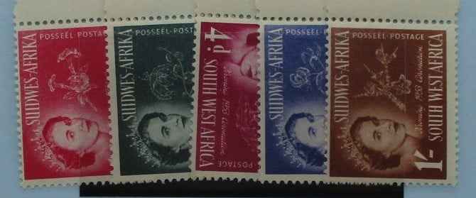 South West Africa Stamps, 1953, SG149-153, Mint image 0
