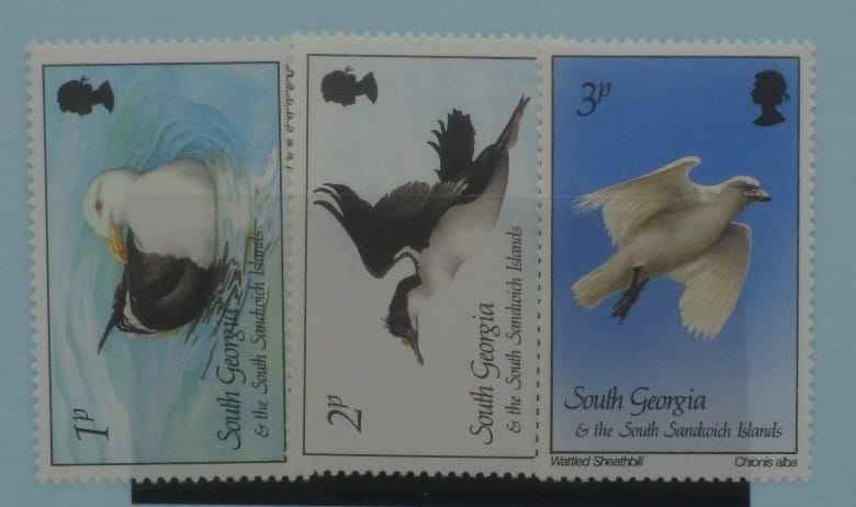 South Georgia and South Sandwich Islands Stamps, 1987, SG161-163, Mint image 0