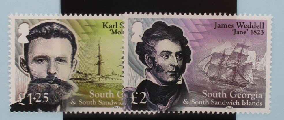 South Georgia and South Sandwich Islands Stamps, 2015, SG639-640, Mint image 0