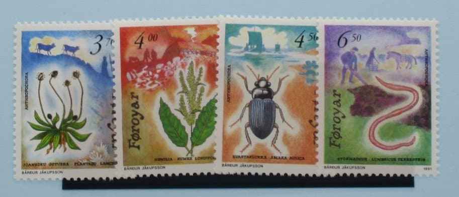 Faroe Islands Stamps, 1991, SG204-207, Mint image 0