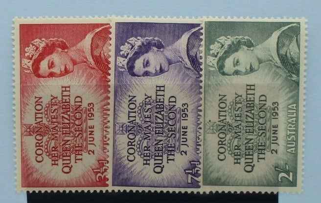 Australia Stamps, 1953, SG264-266, Mint image 0