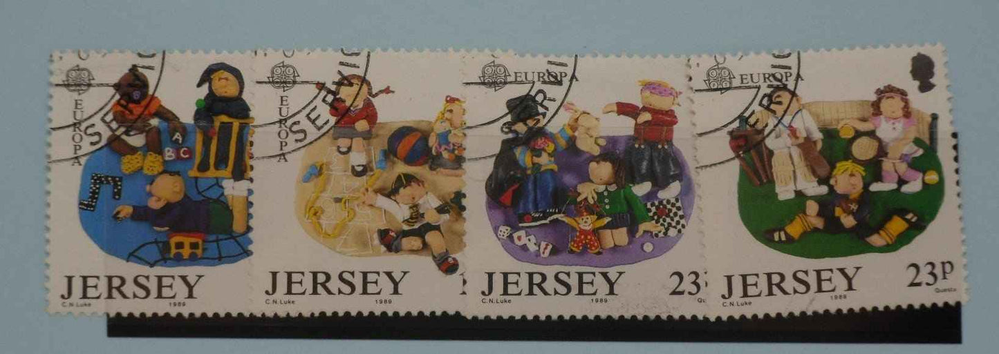 Jersey Stamps, 1989, SG496-499, Used image 0