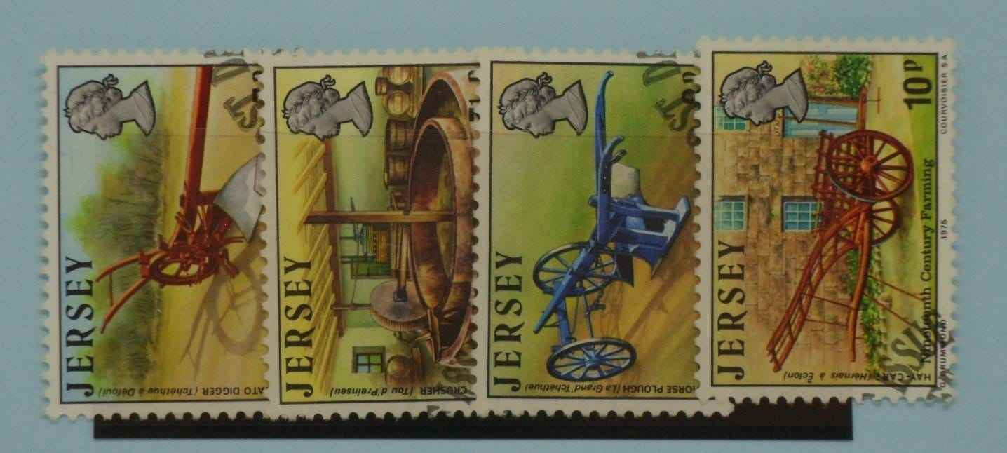 Jersey Stamps, 1975, SG119-122, Used image 0