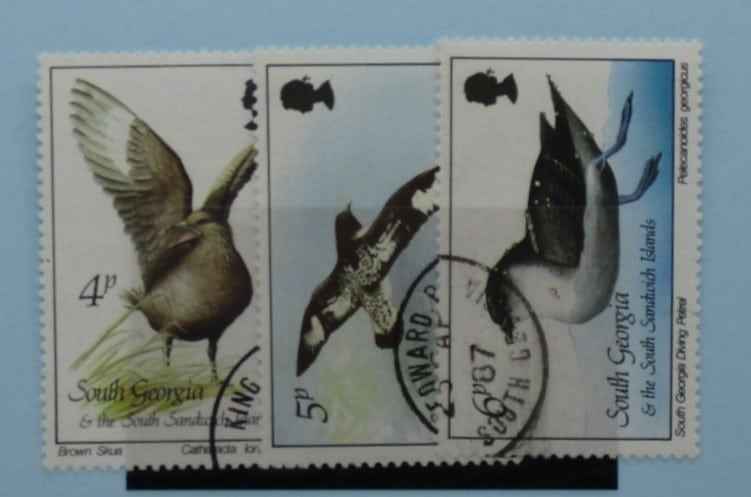 South Georgia and South Sandwich Islands Stamps, 1987, SG164-166, Used image 0