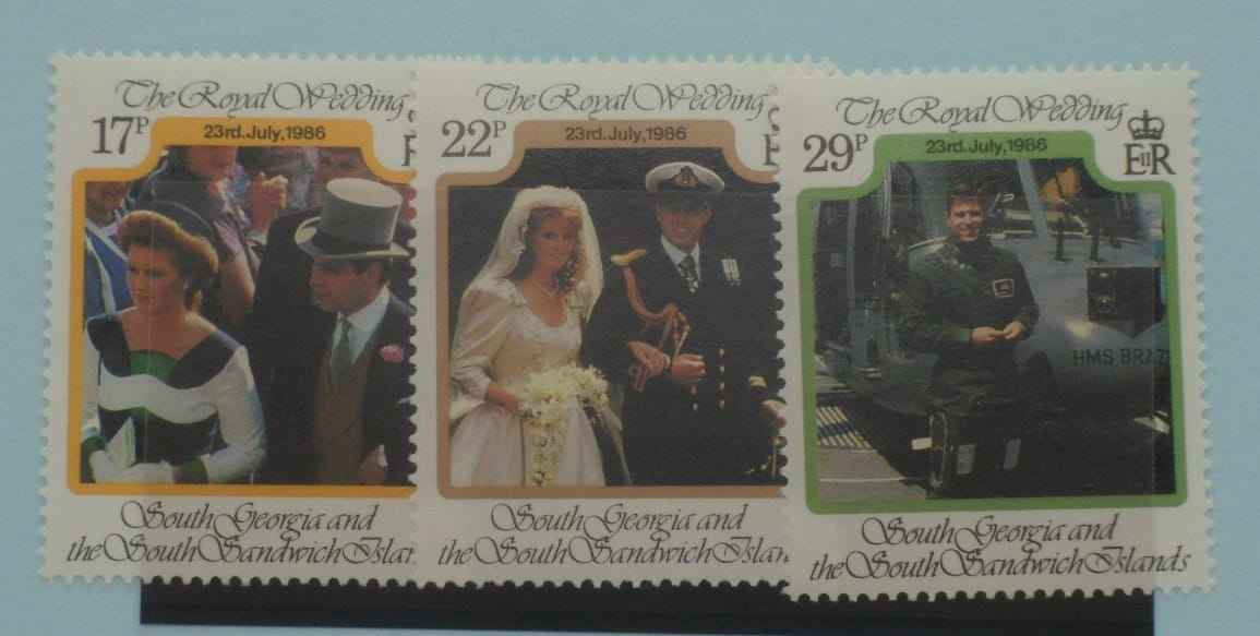 South Georgia and South Sandwich Islands Stamps, 1986, SG158-160, Mint image 0