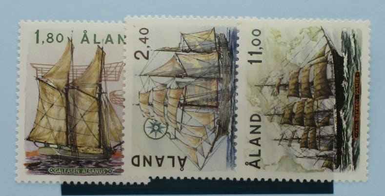 Aland Islands Stamps, 1988, SG32-34, Mint image 0