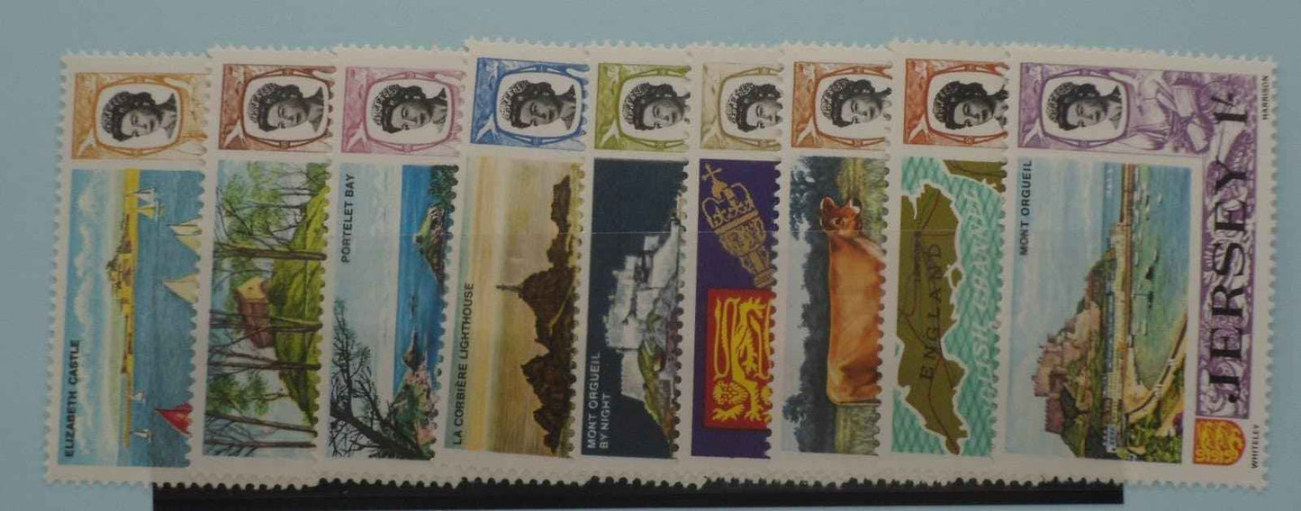 Jersey Stamps, 1969-70, SG15-23, Mint image 0