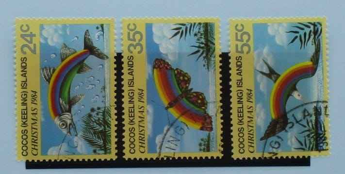 Cocos (Keeling) Islands Stamps, 1984, SG122-124, Used image 0