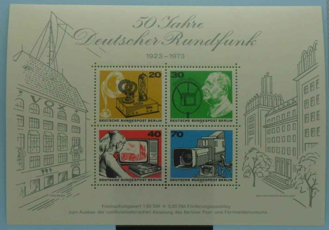 West Berlin Stamps, 1973, MSB442, Mint image 0