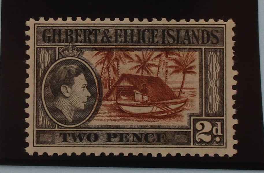 Gilbert and Ellice Islands Stamps, 1939-55, SG46, Mint image 0