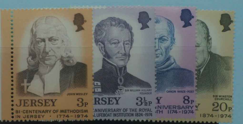 Jersey Stamps, 1974, SG111-114, Mint image 0