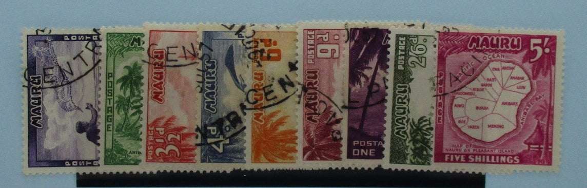 Nauru Stamps, 1954-65, SG48-56, Used image 0