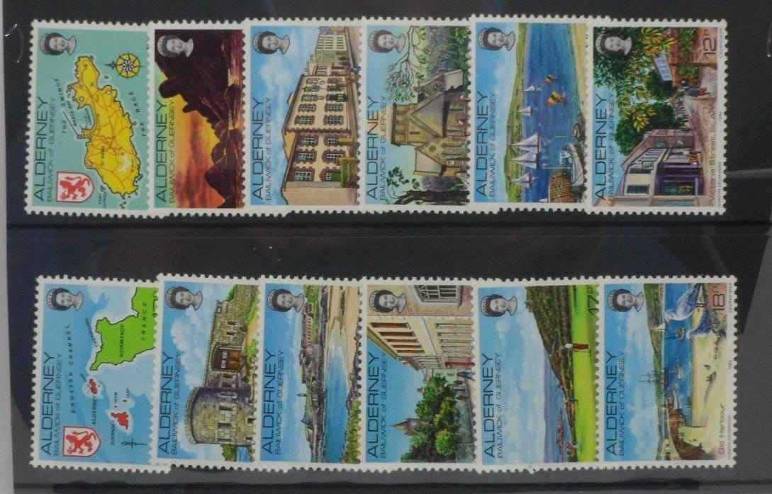 Alderney Stamps, 1983, SGA1-A12, Mint