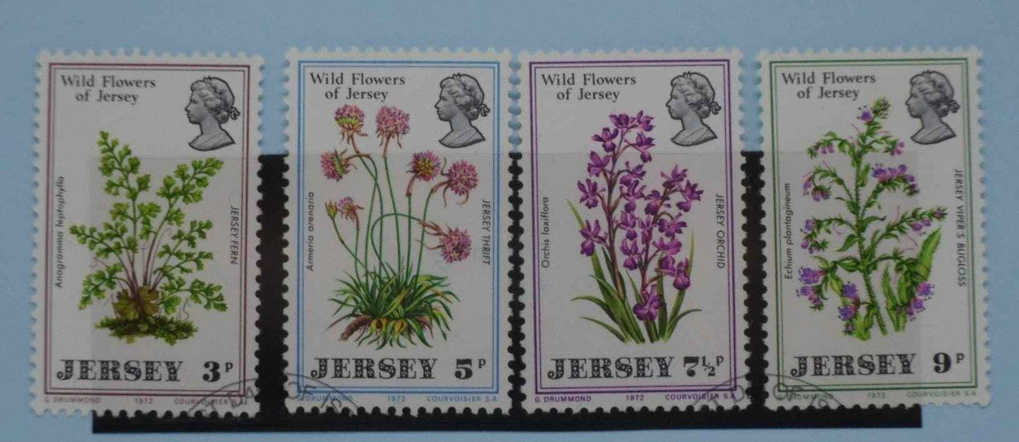 Jersey Stamps, 1972, SG69-72, Used image 0