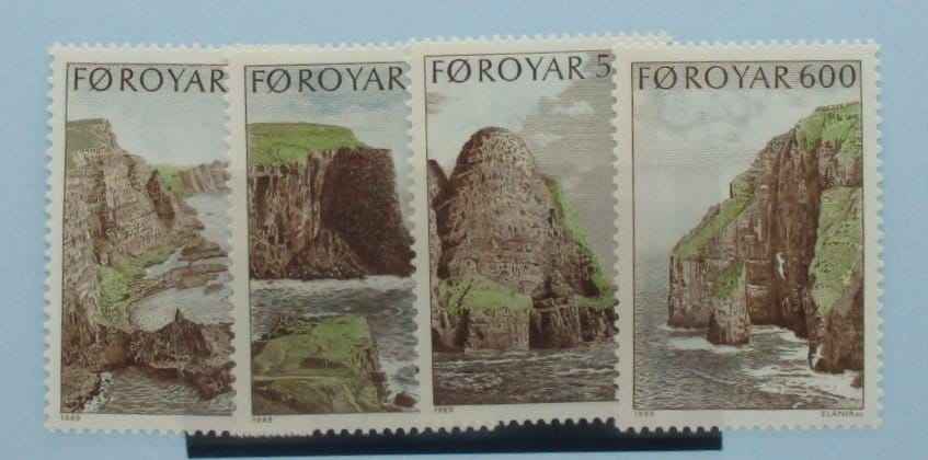 Faroe Islands Stamps, 1989, SG185-188, Mint image 0