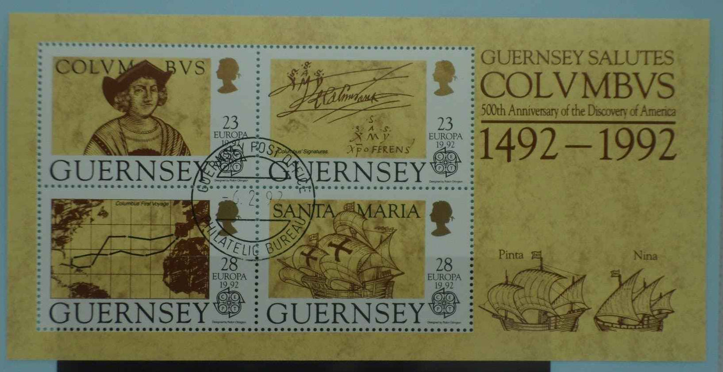 Guernsey Stamps, 1992, MS560, Used image 0