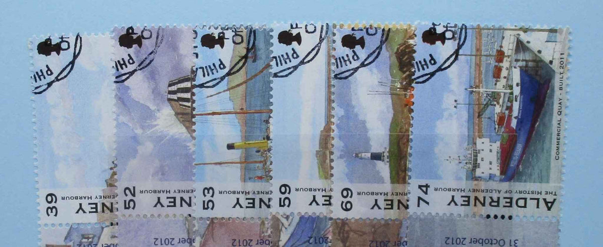 Alderney Stamps, 2012, SGA467-A472, Used - Manor Stamps