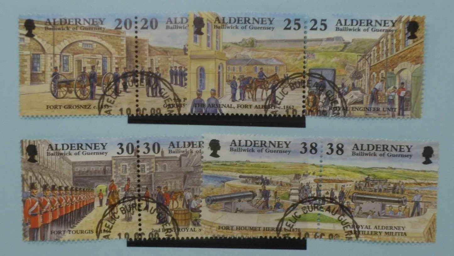 Alderney Stamps, 1999, SGA132a, A134a, A136a, A138a, Used image 0