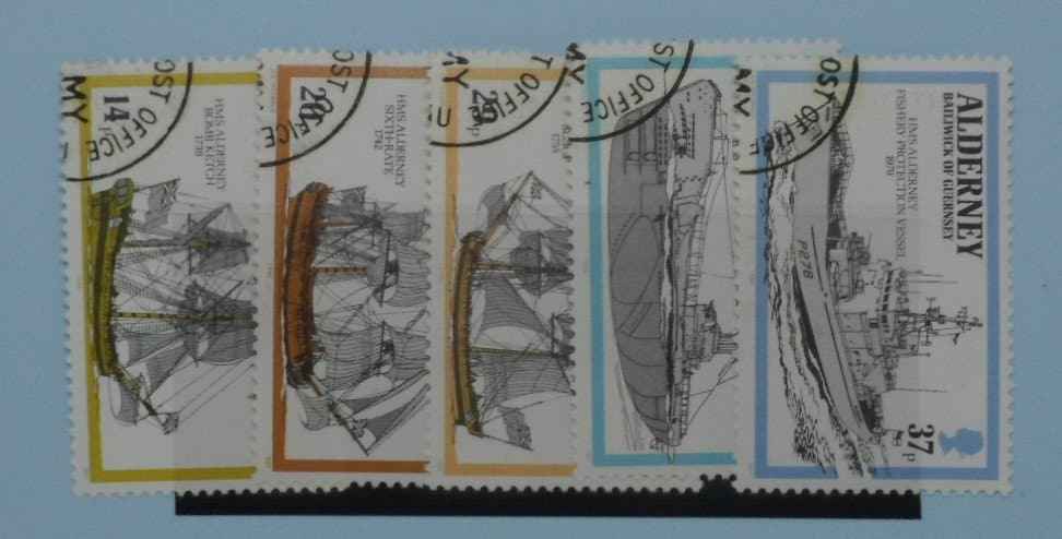 Alderney Stamps, 1990, SG A42-A46, Used image 0