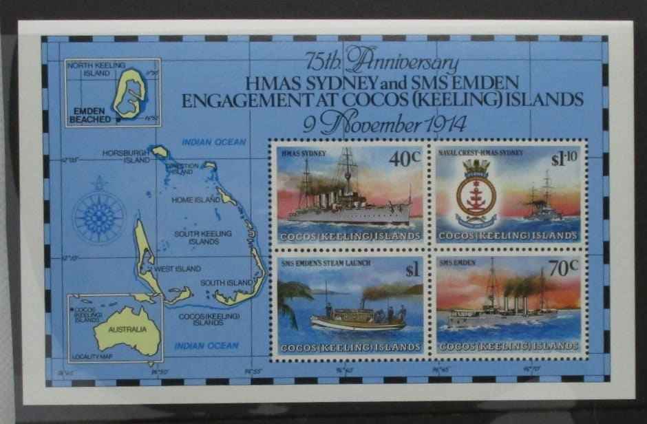 Cocos (Keeling) Islands Stamps, 1989, MS218, Mint, image 0