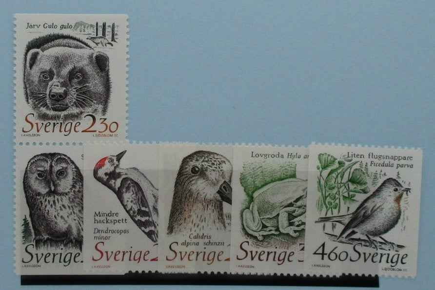 Sweden Stamps, 1989, SG1431-1436, Mint image 0