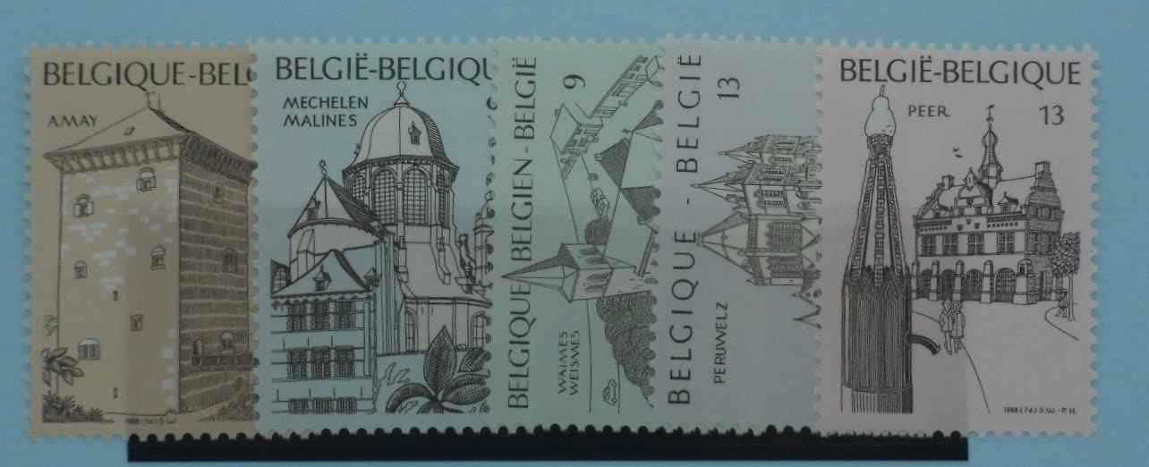 Belgium Stamps, 1988, SG2951-2955, Mint image 0