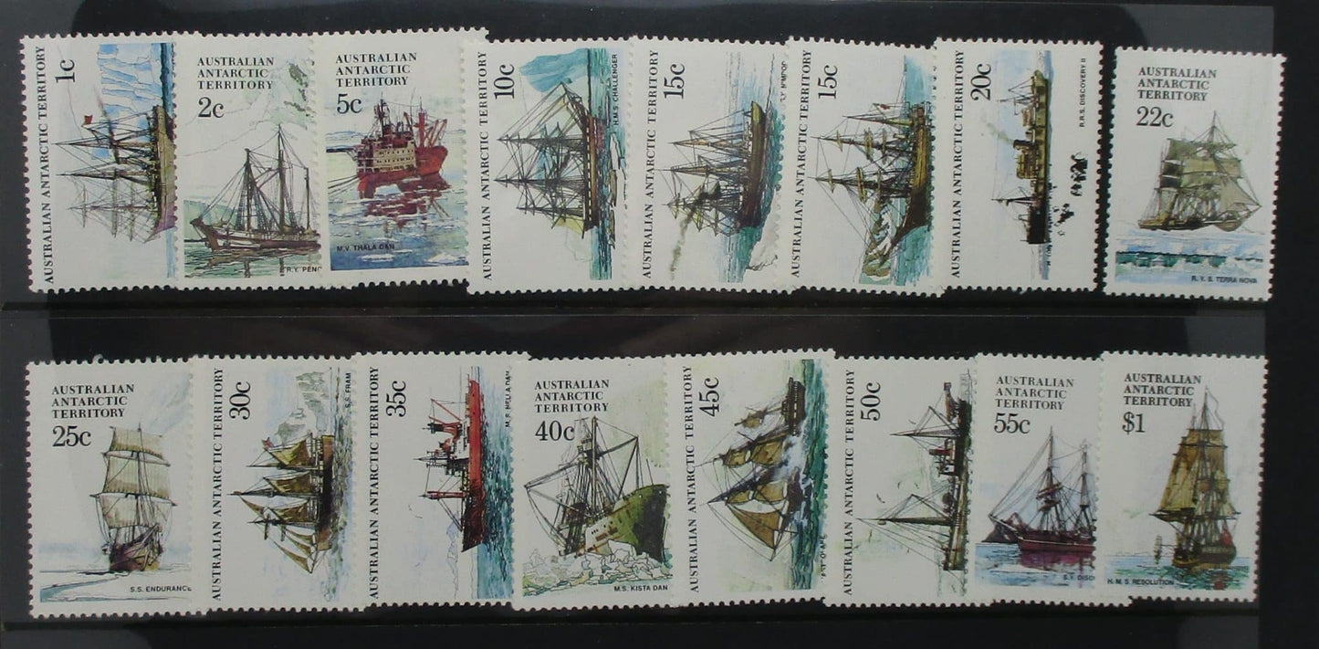 Australian Antarctic Territory Stamps, 1979-81, SG37-52, Mint* image 0
