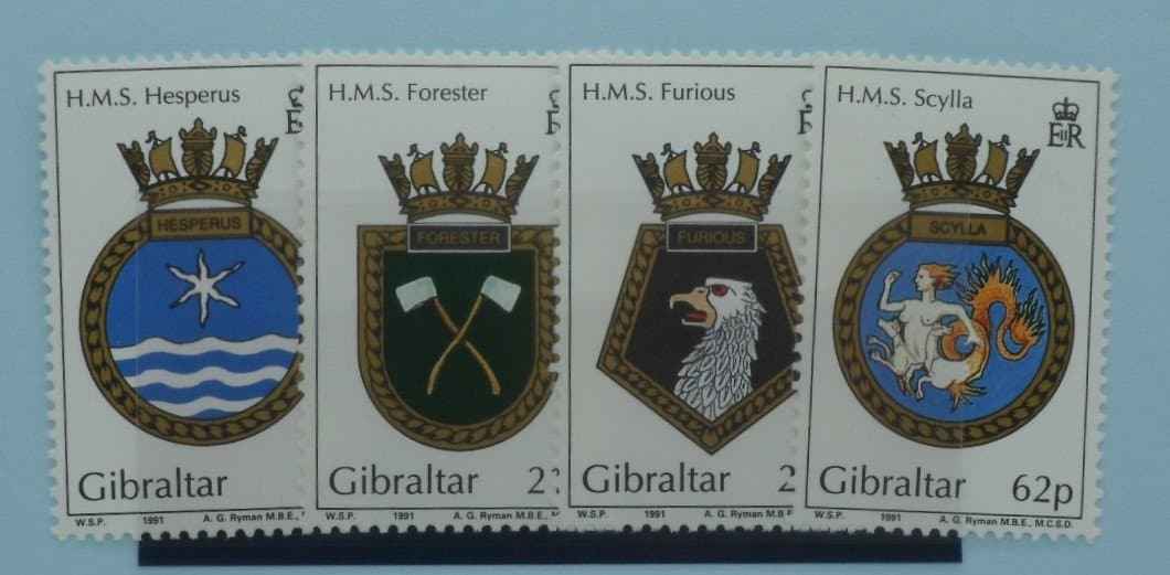 Gibraltar stamps, 1991, SG651-654, Mint image 0
