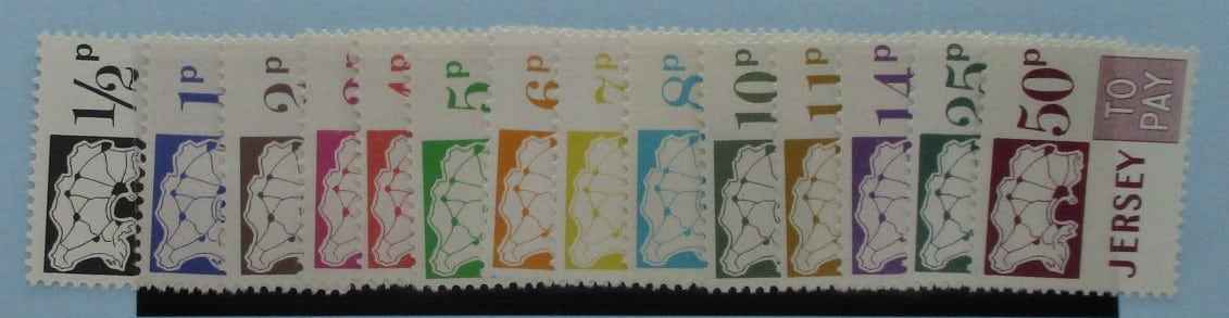 Jersey Stamps, 1971, SG D7-D20, Mint image 0