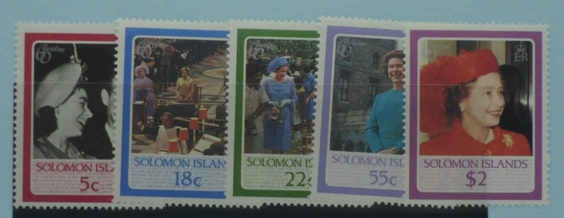 Solomon Islands Stamps, 1986, SG562-566, Mint image 0
