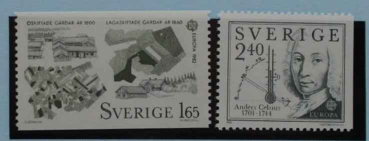Sweden Stamps, 1982, SG1110-1111, Mint image 0