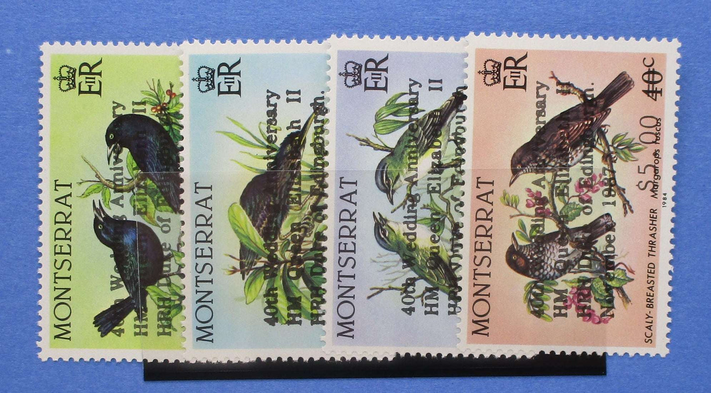 Montserrat Stamps, 1987, SG739A-742A, Mint image 0