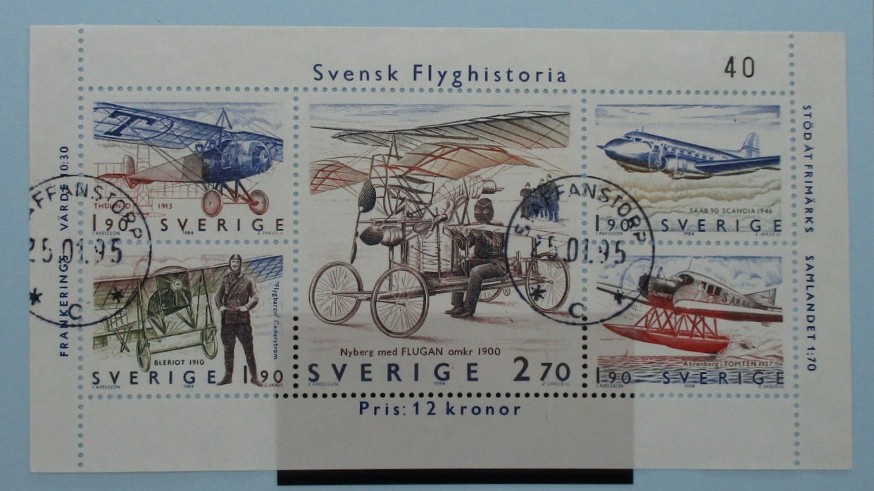 Sweden Stamps, 1984, MS1213, Used image 0