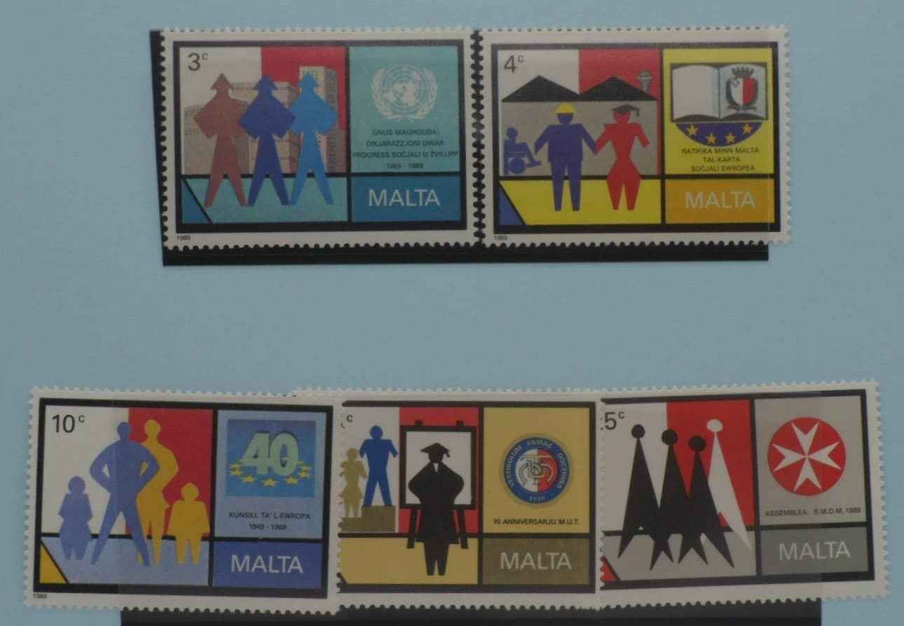 Malta Stamps, 1989, SG855-859, Mint image 0