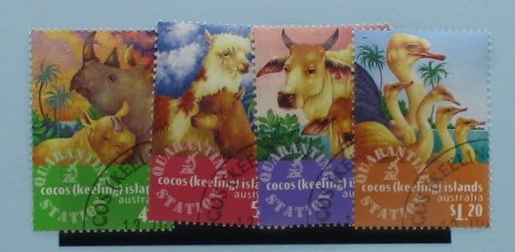 Cocos (Keeling) Islands Stamps, 1996, SG347-350, Used image 0